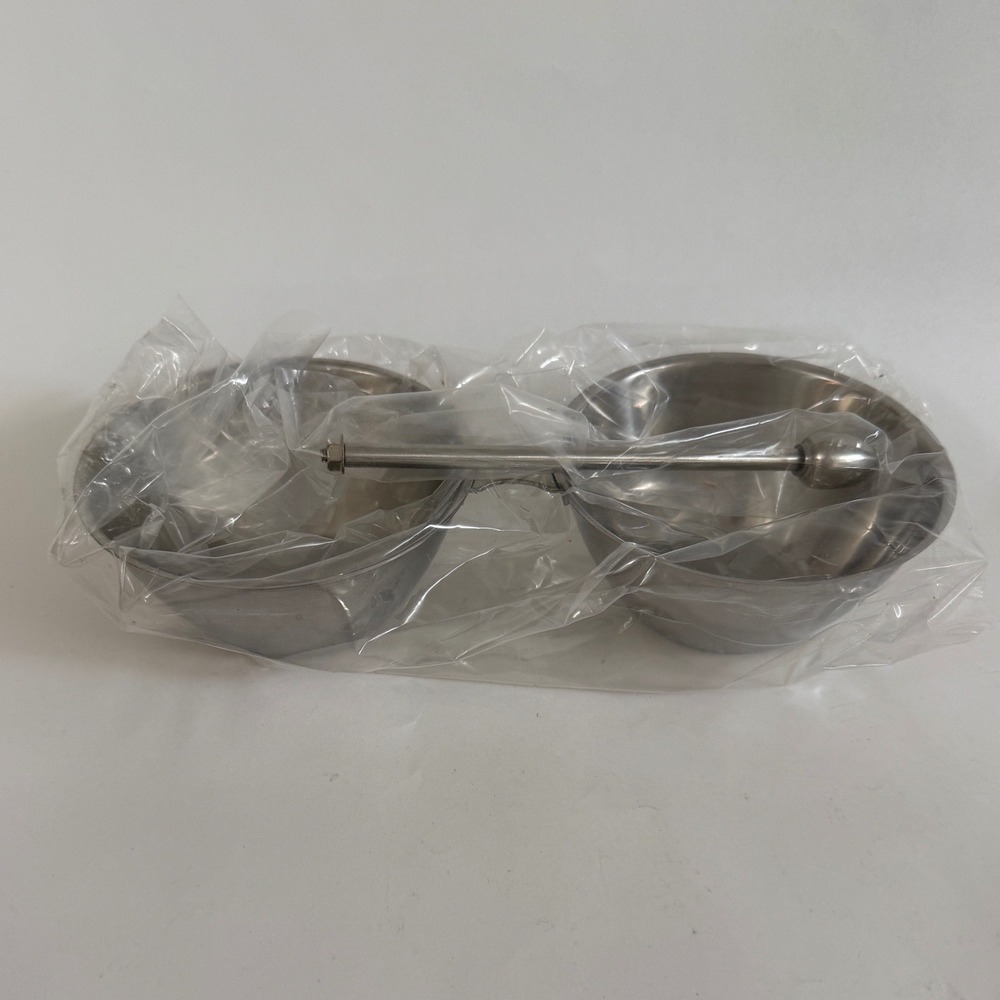 NEW in Box Vintage Wm A Rogers Stainless Double Relish Condiment Server Japan - Picture 3 of 8